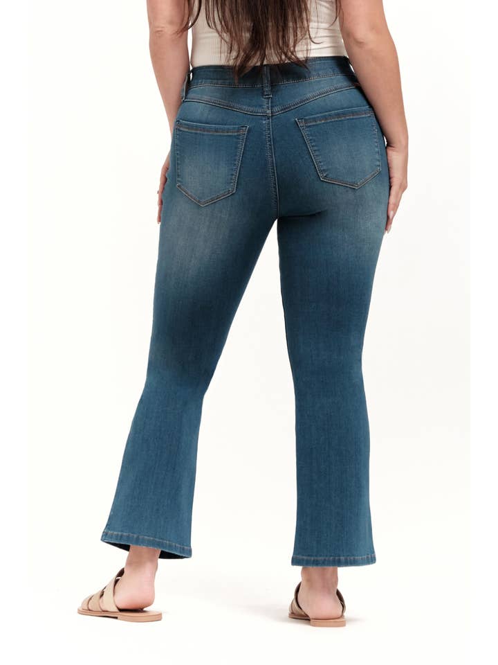 1822 Denim - Wholesale Jeans - Women's - Petite 26" Slim Boot Jean in Baron 1