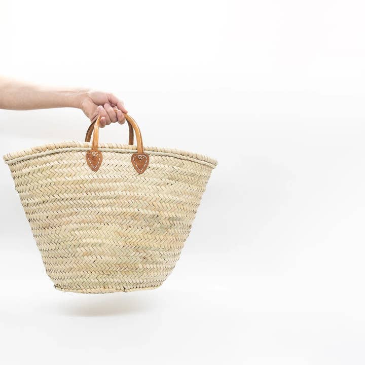 French Shopping Basket, Moroccan Basket, Straw Basket, bags for wholesale by DarKech