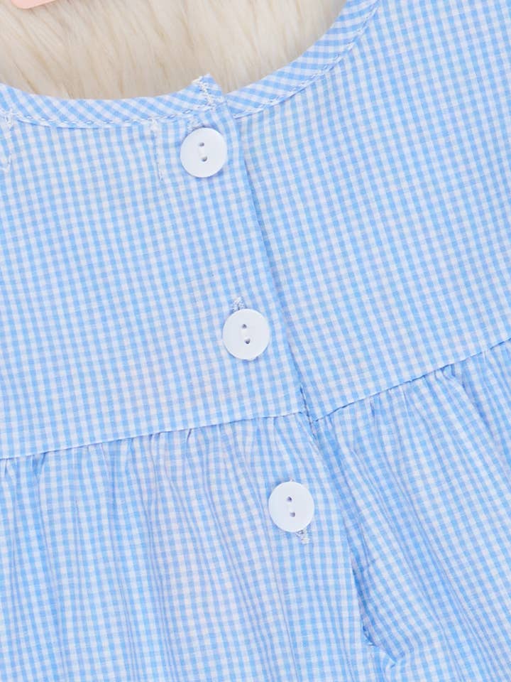 Marie Nicole Clothing - Wholesale Top & Short Set - Kids - Scallop Hem Embroidered Pencils Outfit2