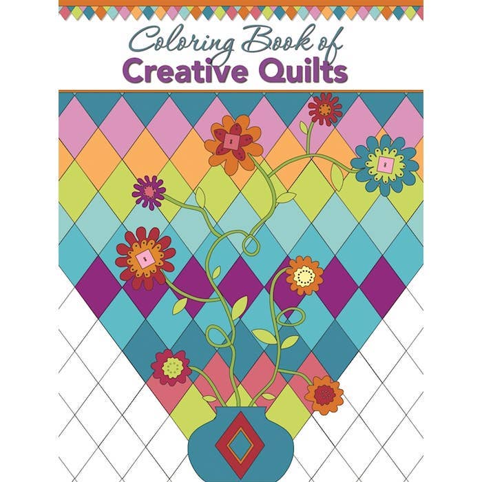 Coloring Book - Creative Quilts for wholesale by Wellspring
