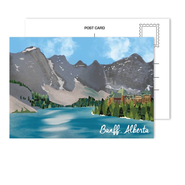 Jaybee Design - Wholesale Postcard - Banff Alberta Postcard