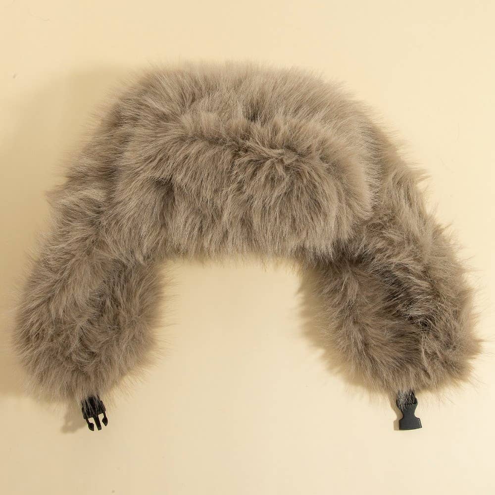 Anarchy Street - Vente Accessoire pour chapeau – femme - Chapeau d'hiver à capuche en fausse fourrure6