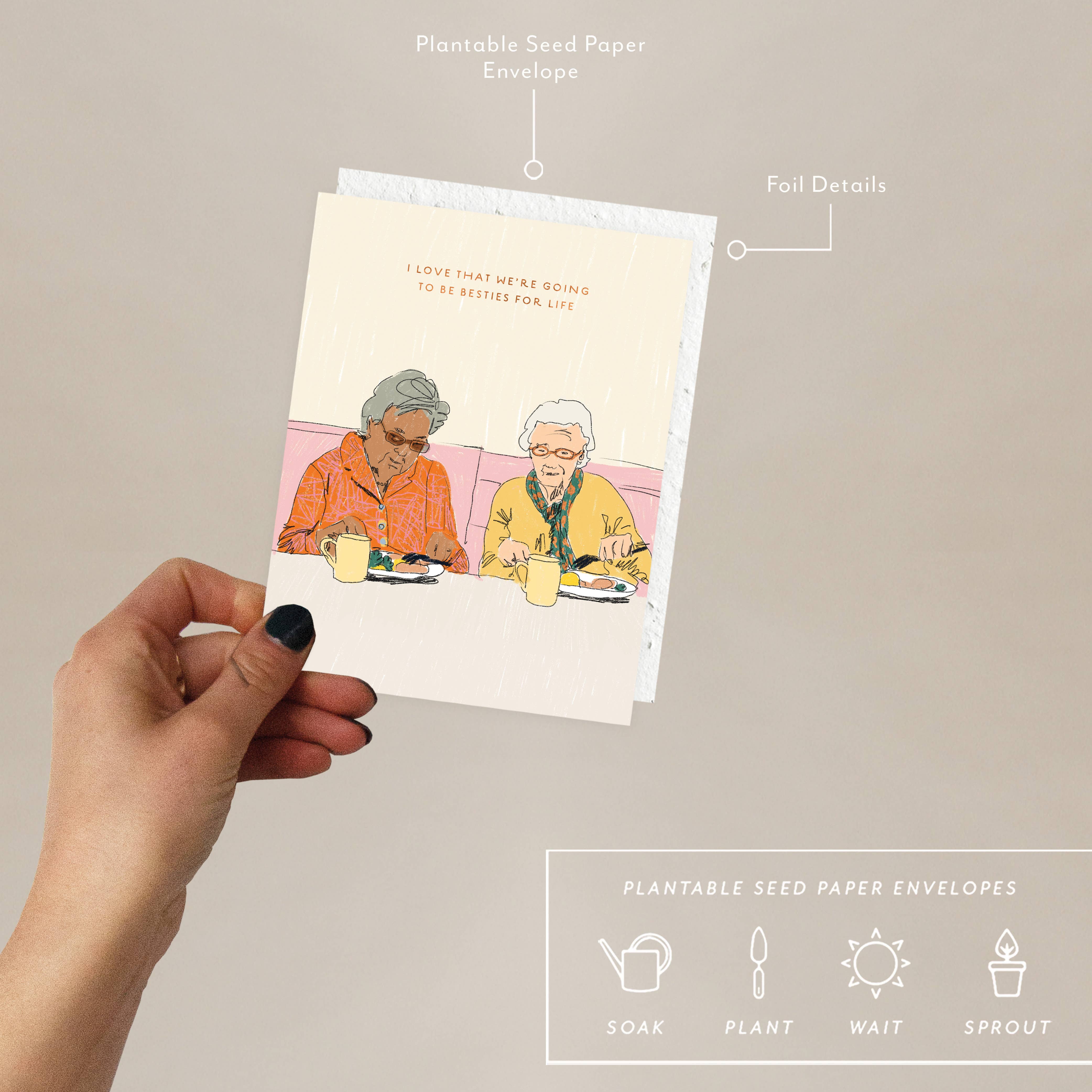 Seedlings - Vente Cartes d'amitié - Forever Friends - Carte d'amitié et d'amour1