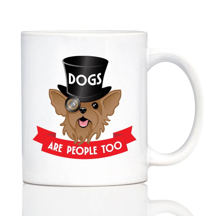 Dogs are People Coffee Mug - Funny Dog Lover Gifts for wholesale by bevvee
