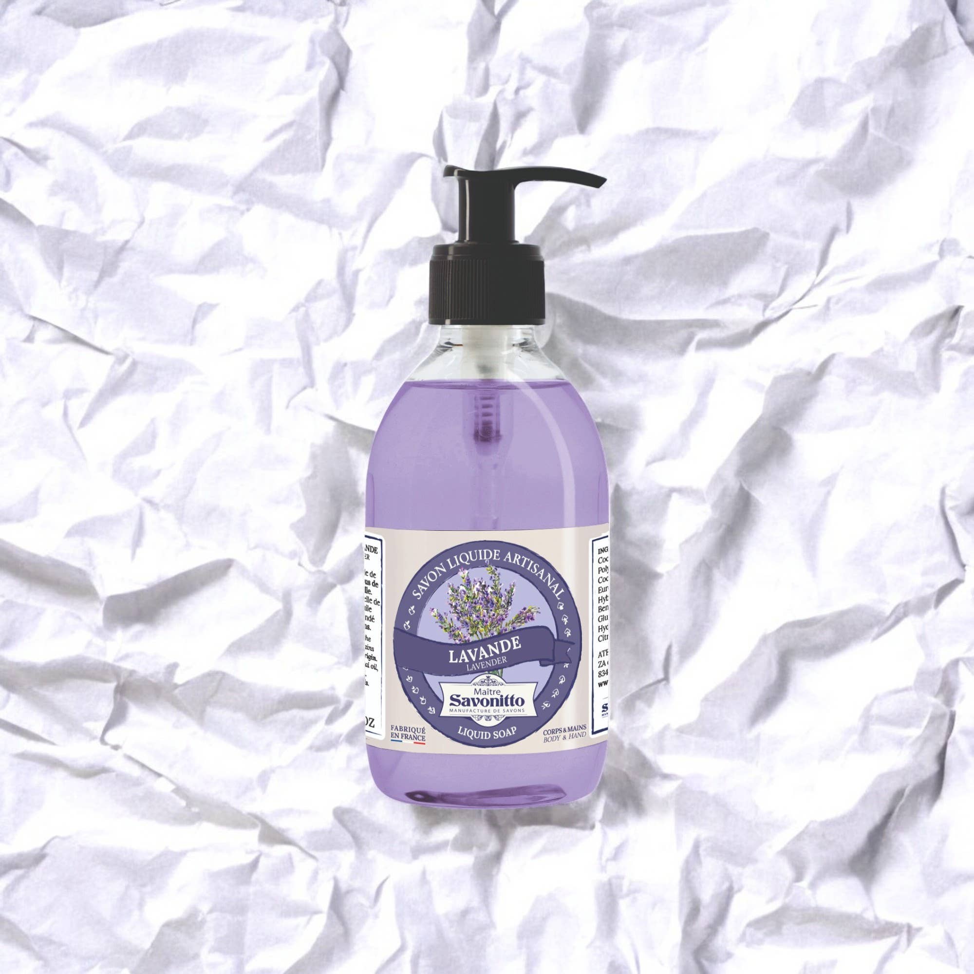 MAITRE SAVONITTO - Wholesale Body Wash/Shower Gel - NEW ✨ Lavender Liquid Soap 500ml1