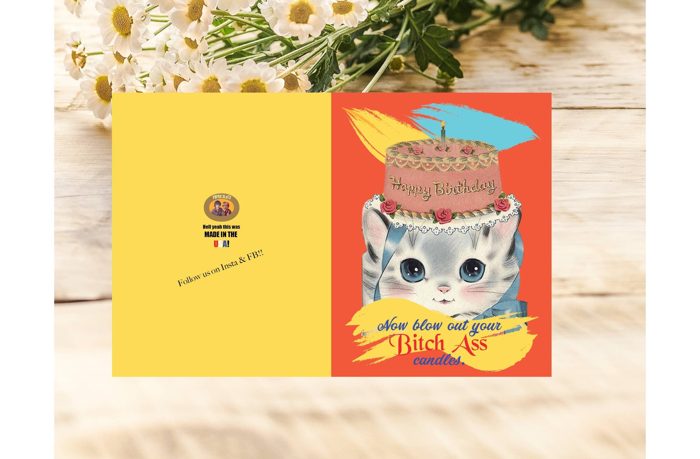 Paper Sluts – Großhandel Geburtstagskarten – Bitch Ass Kerzen1