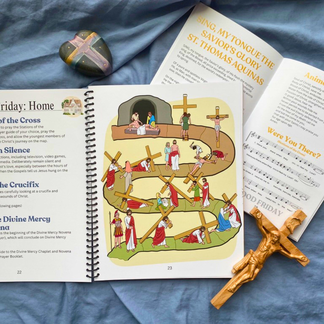 Catholic Sprouts LLC - Wholesale Religion Book - Triduum and Easter Challenge from Catholic Sprouts1