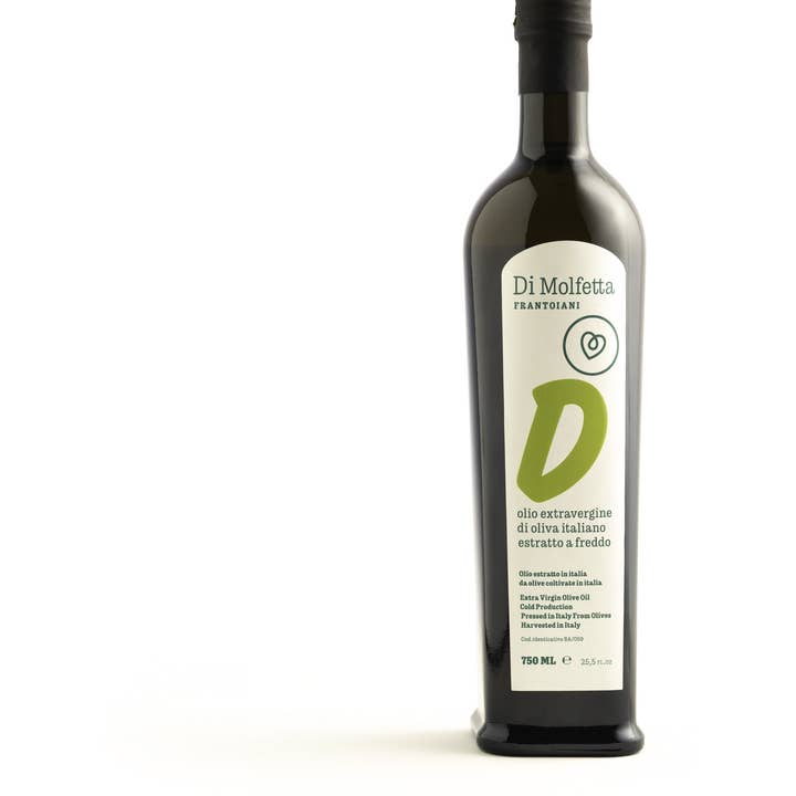 Di Molfetta Frantoiani - Wholesale Olive Oil - 100% Italian extra virgin olive oil 750 ml "D" Delicate