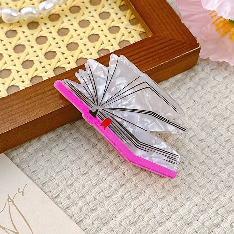 SoapElenGlen - Wholesale Hair Clip - Women's - Fun Badminton Hair Clip, Skate Sports Claw Clip0