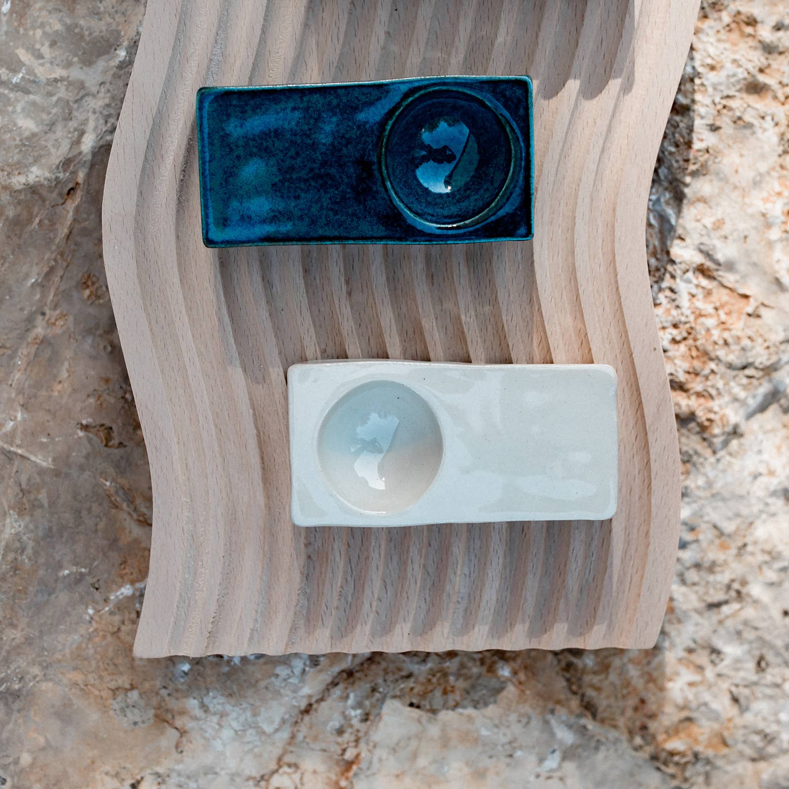 Claycraft - Wholesale Egg Cup/Holder - Handmade minimalist rectangular egg cup3