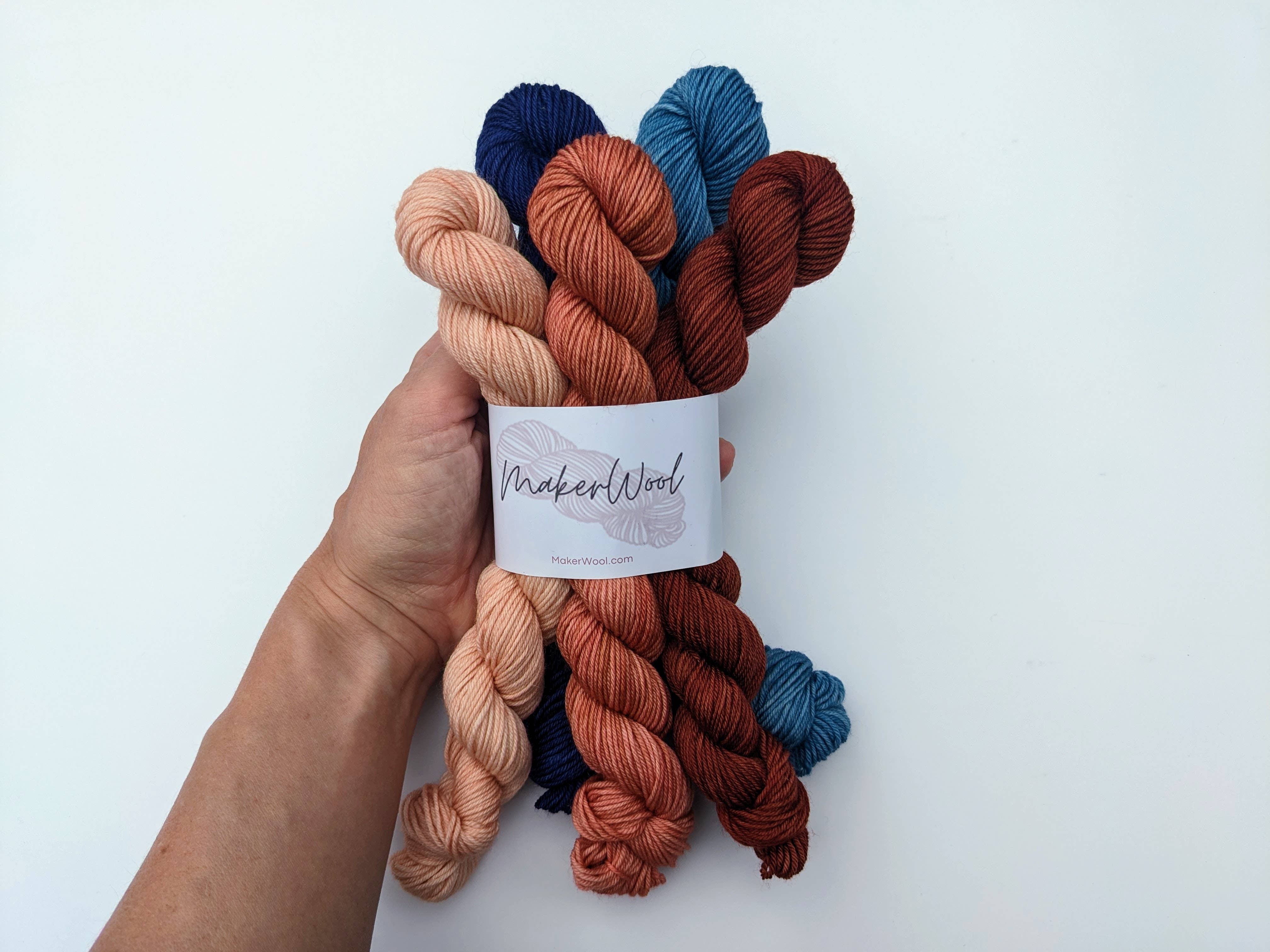 MakerWool – wholesale Garn – Mini Garn Skein Set1