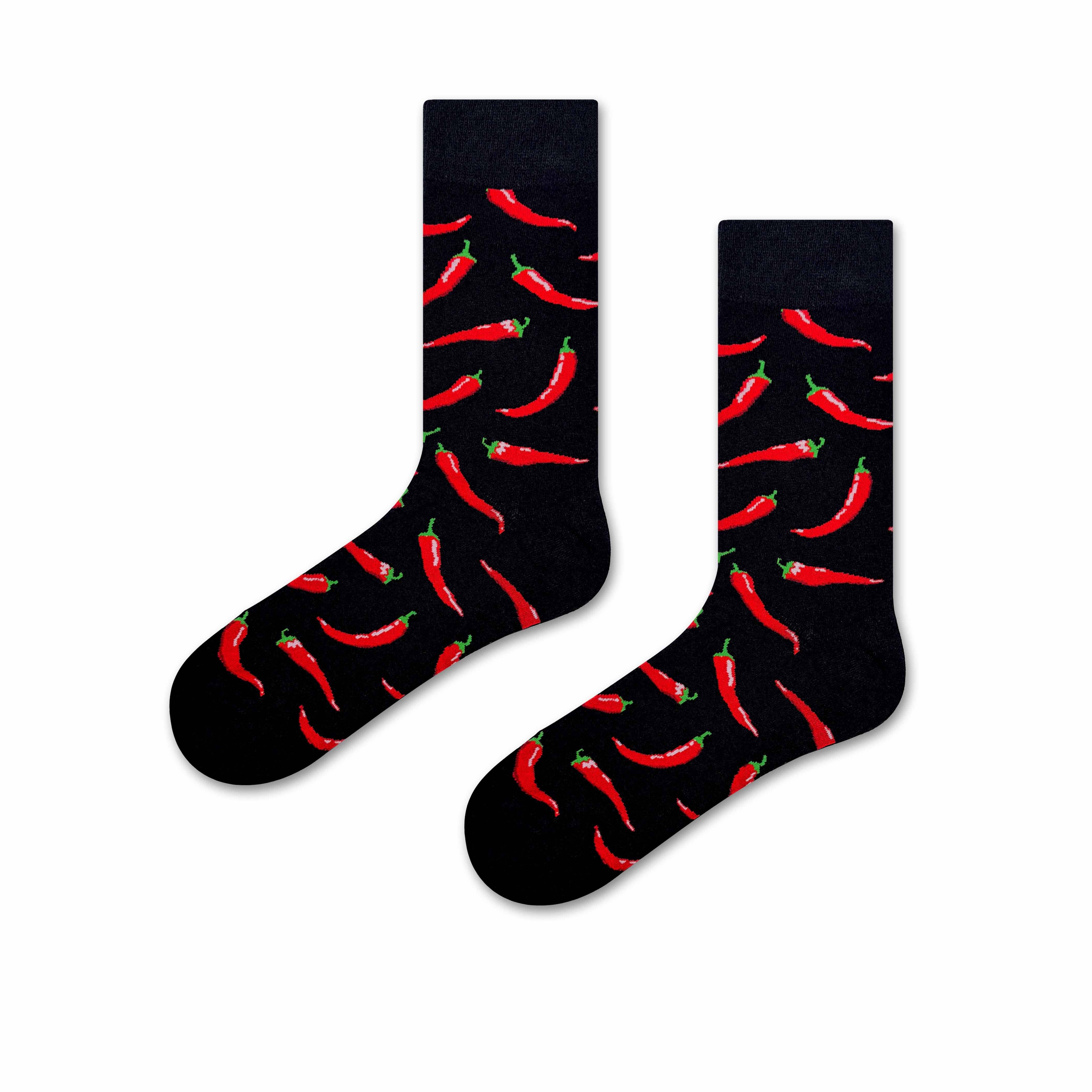 Marc JoJo - Wholesale Socks - Unisex - Spicy Socks – Red Chiles 🌶️🔥