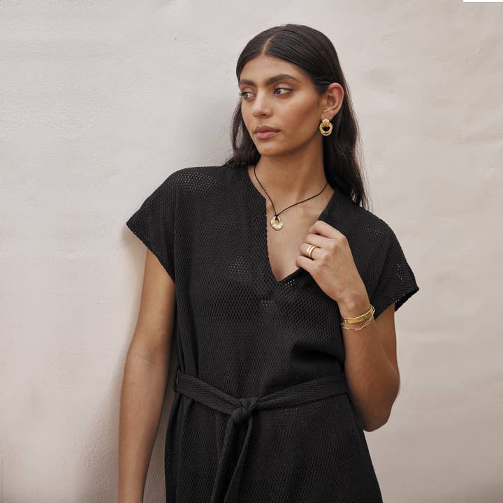 Piza Dress - Liquorice for wholesale by Arms Of Eve