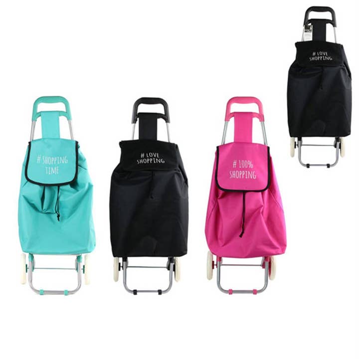 Hashtag 2-hjuls indkøbsvogn for engroshandel hos TSJJ