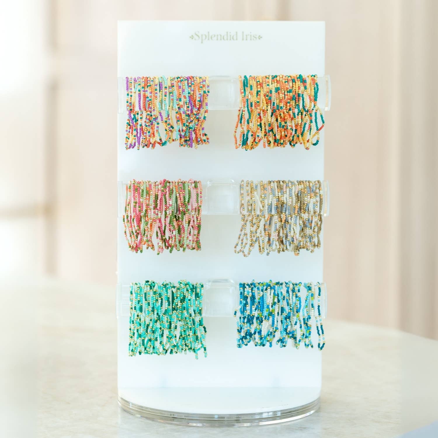 Splendid Iris - Wholesale Retailer Display - Jewelry - Branded 5 Bar Bracelet Spinner4