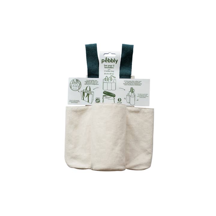 Pebbly France - Wholesale Storage Bag - Organic Cotton Bottle Bag2