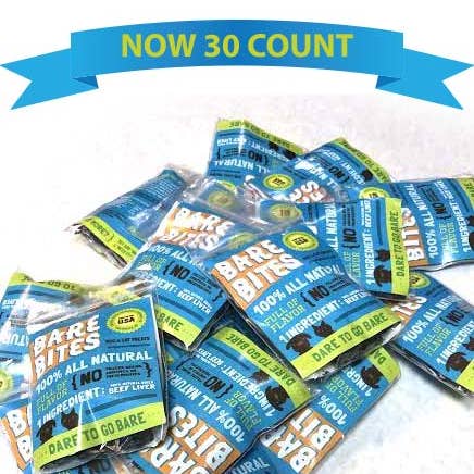 Bare Bites - Wholesale Pet Treats - Dog - Bare Bites Samples (30Count) - Item # 25071