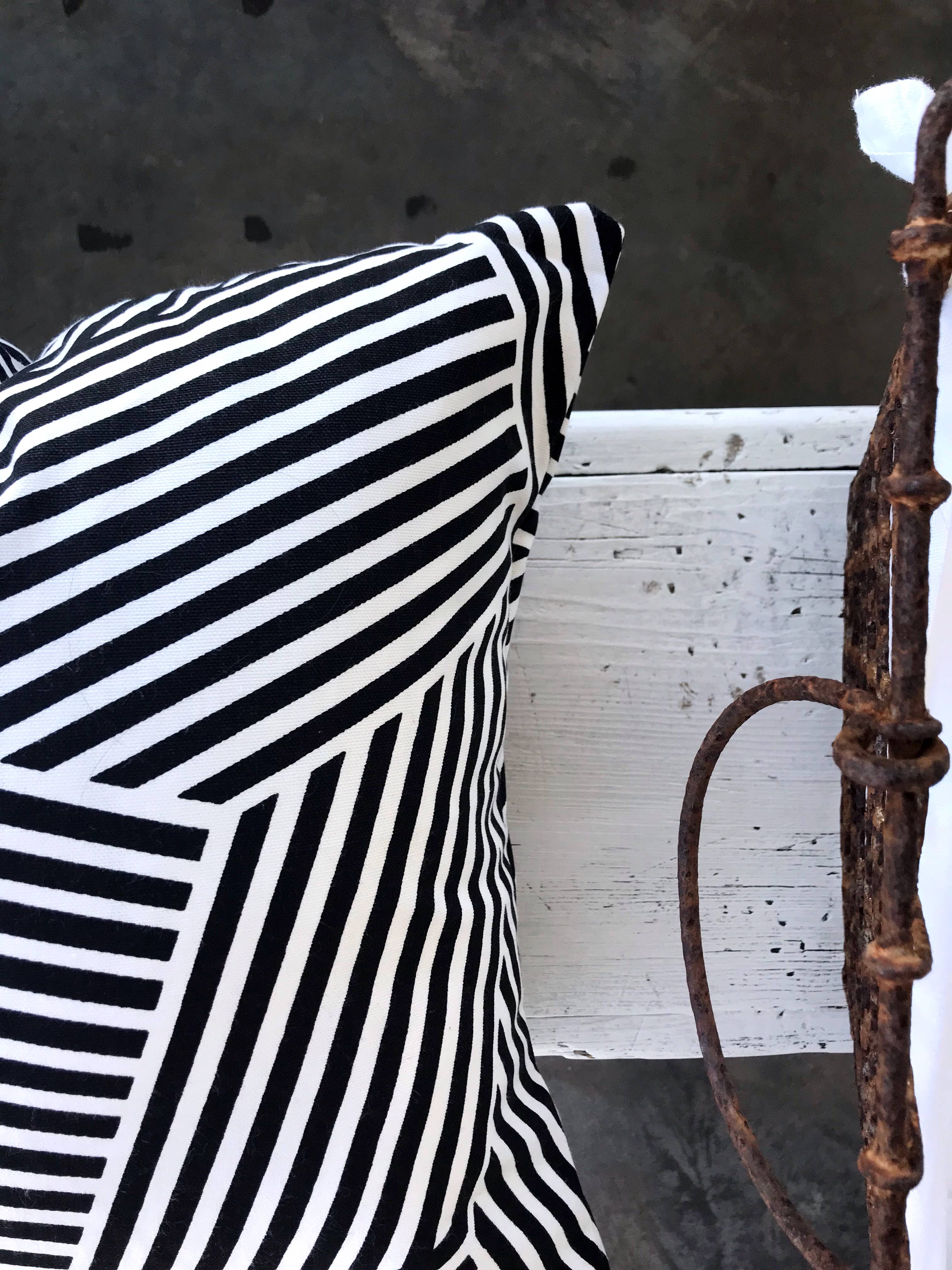 Studio Pillows - Wholesale Throw/Decorative Pillow - Geometric Black and White Pillows - Georgia 2