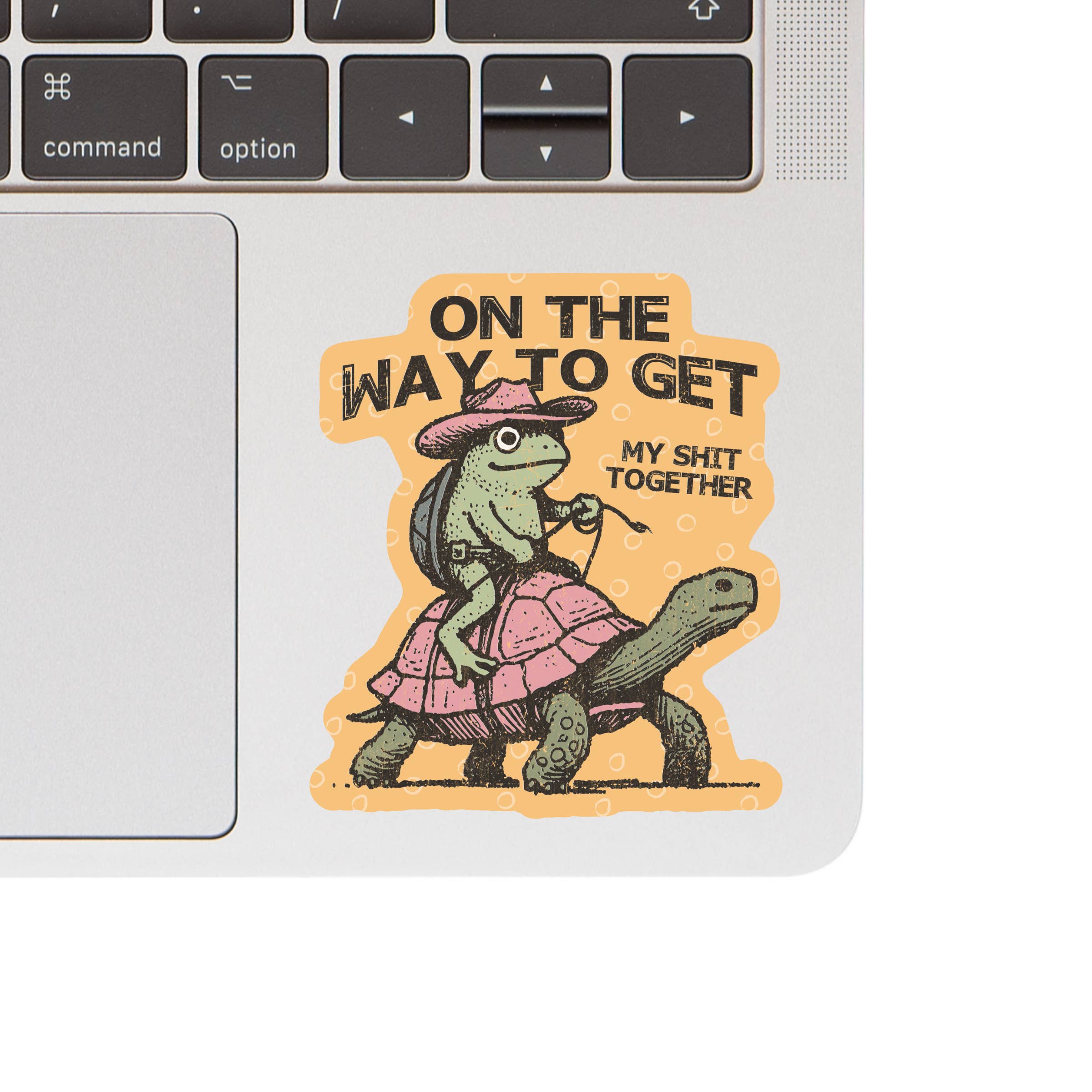 Juju and Moxie - Wholesale Sticker - Swear Frog Cowboy Funny Turtle High Quality Vinyl Sticker1