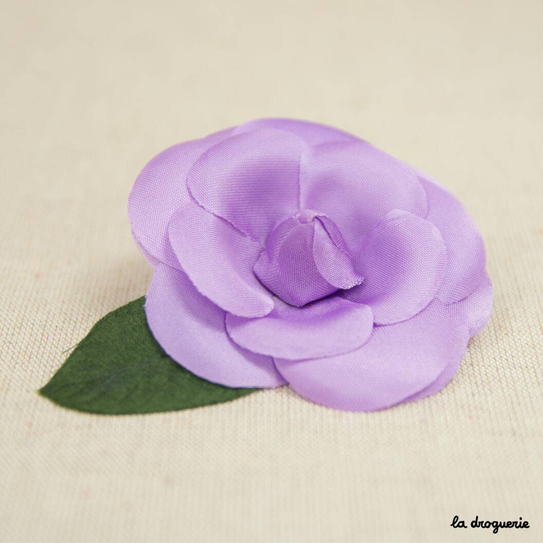 LA DROGUERIE - Wholesale Artificial Flowers - Satin Camellia fabric flower3
