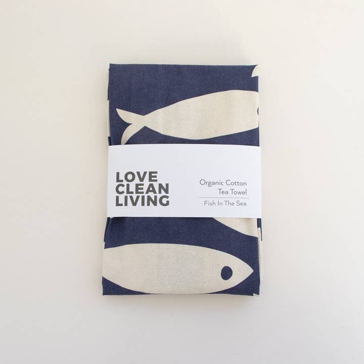 LIGA - Wholesale Tea Towel - Organic Tea Towel - Fish | Sustainable Kitchenware & Gifts4