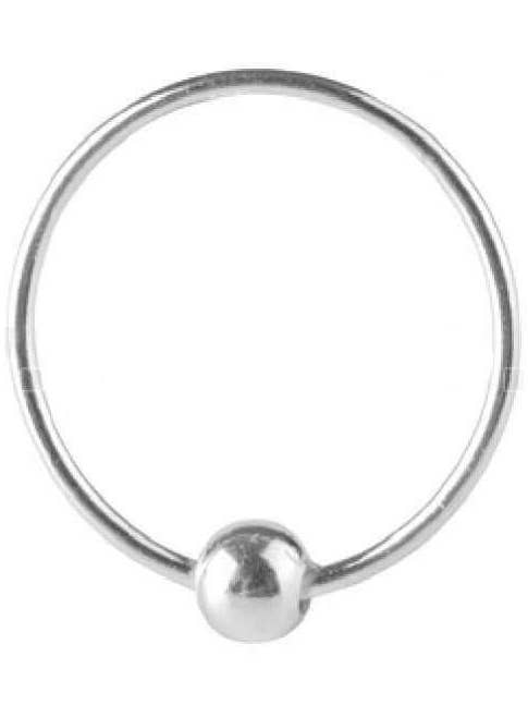 Sterling Silver Nose Ring with Ball for wholesale by Urbiana