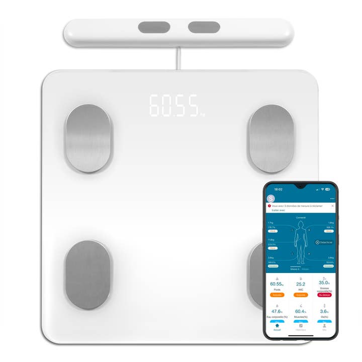 DOM531W - Bilancia impedenziometrica connessa per la vendita all'ingrosso da parte di Livoo