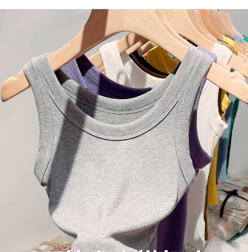 Hope & Sunshine - Wholesale Tank Top - Women's - Ribbed Knit Tank Top6