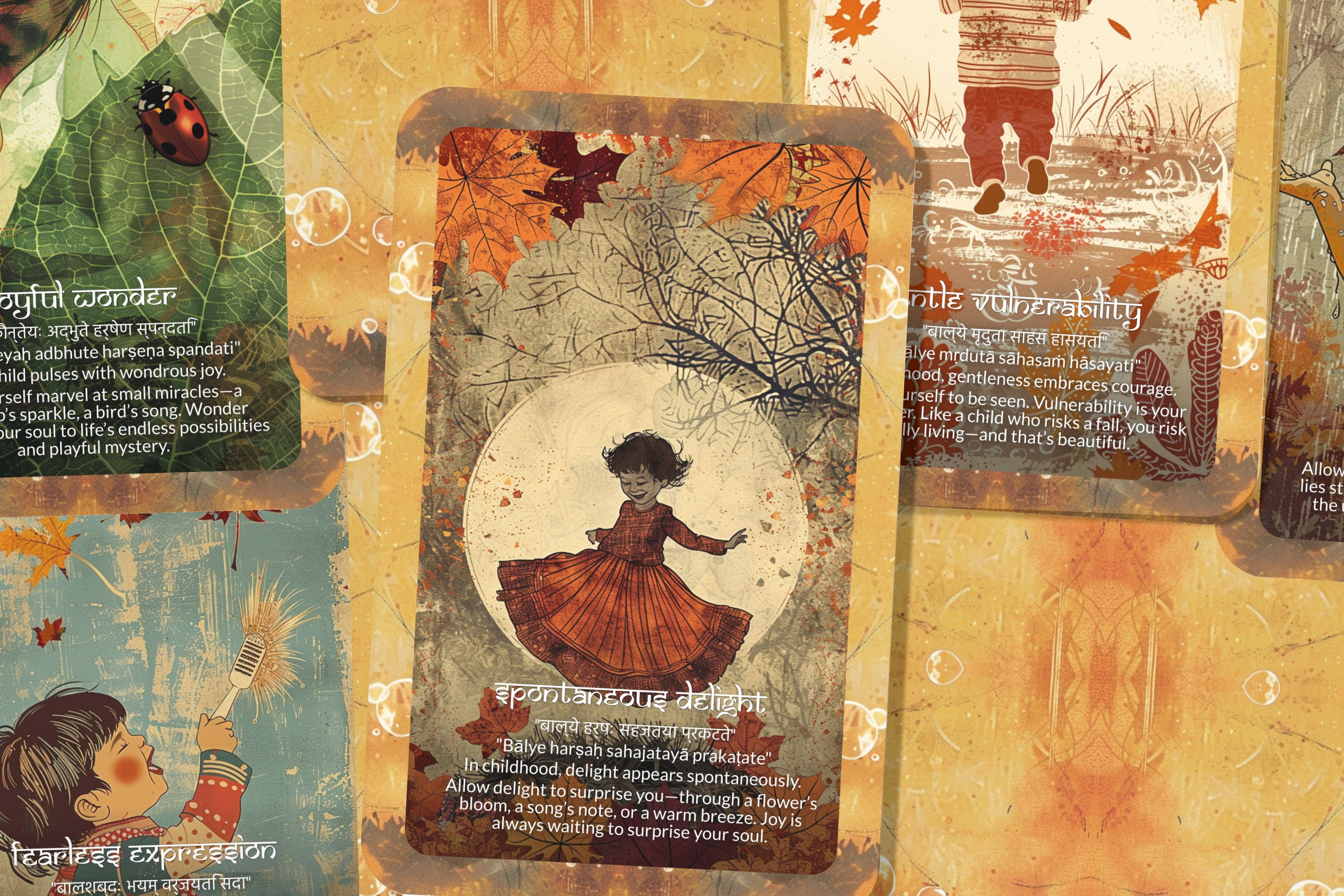 Ibiza Tarot USA - Vente Cartes de tarot - Jeu d'Oracle Divine Féminine Mantra Enfant – 22 Cartes2