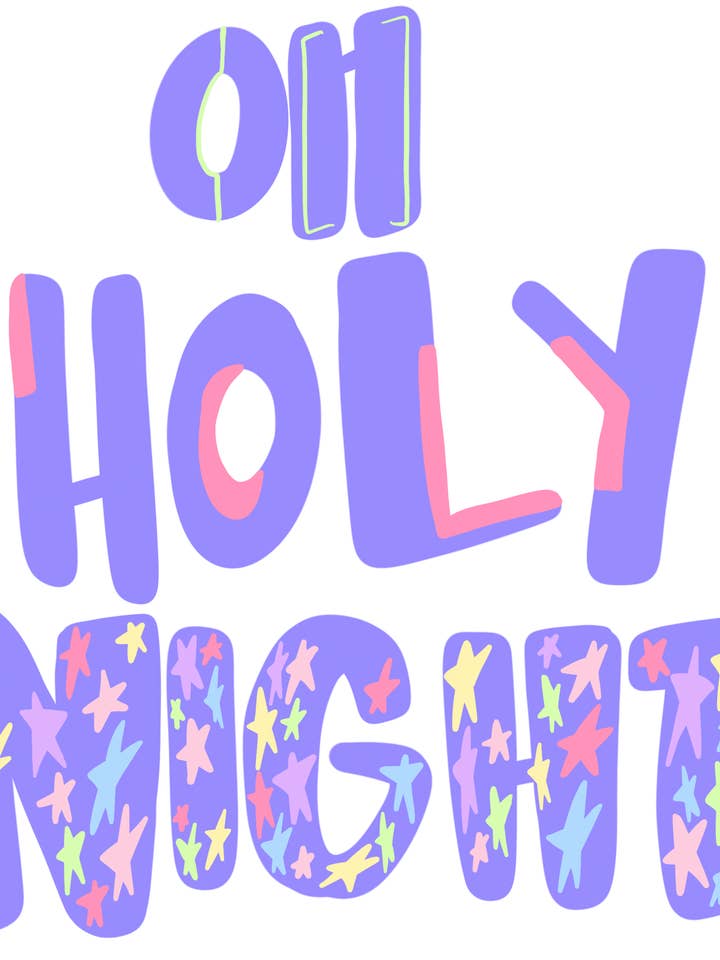 Oh Sainte Nuit pour la vente par Daisied Designs