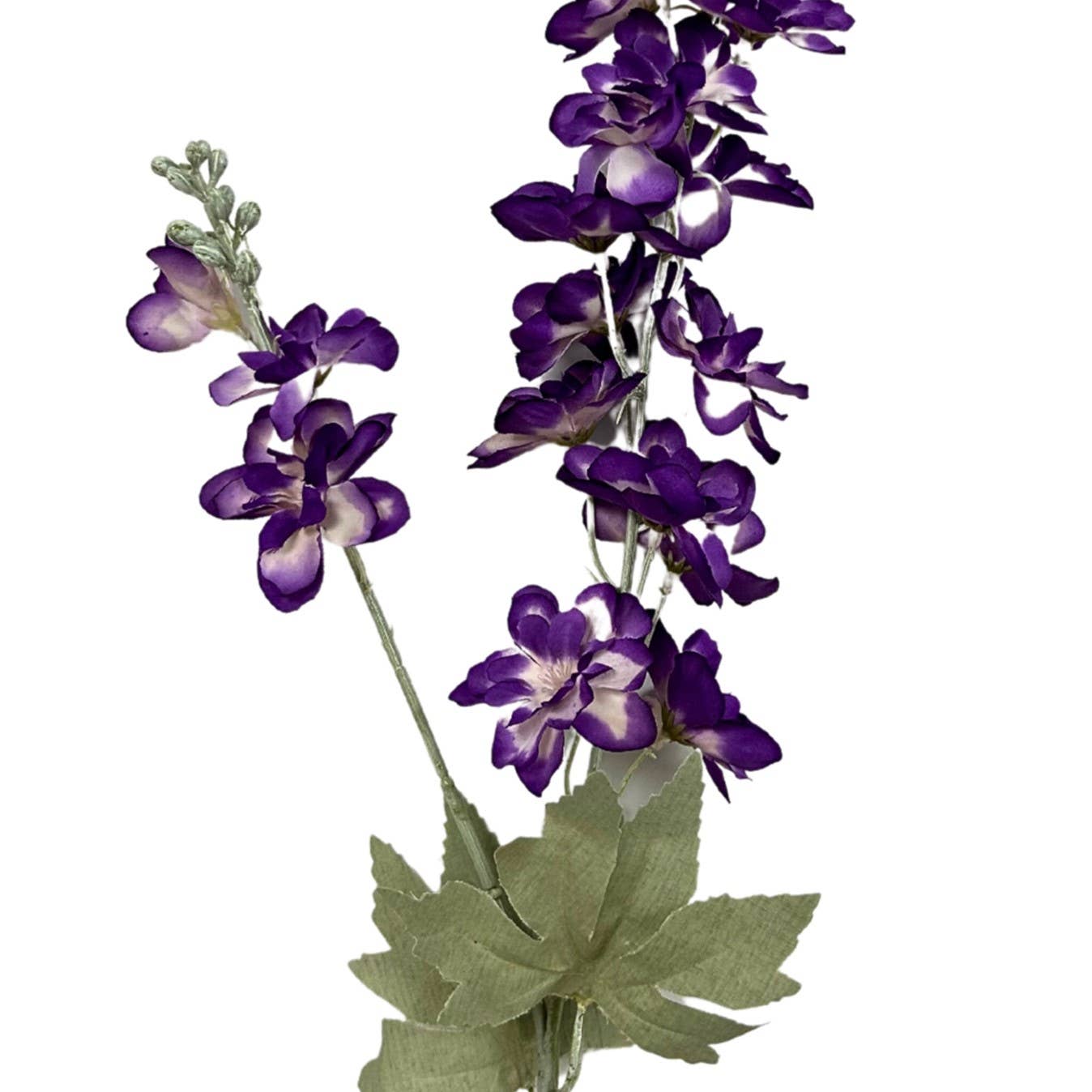 David Christopher's Collection - Wholesale Artificial Flowers - Garden Delphinium Spray 34” - Purple1