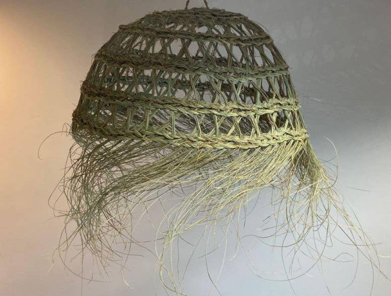 Maya Mallorca – Engroshandel Lampeskærm – LAMPE SKÆRM FLETTET ESPARTO D60CM1