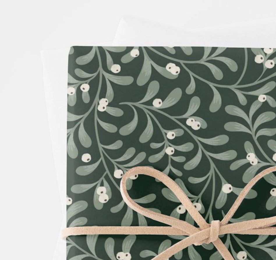 Flounce & Flourish - Wholesale Wrapping Paper Roll - Holly Berry Wrapping Paper1