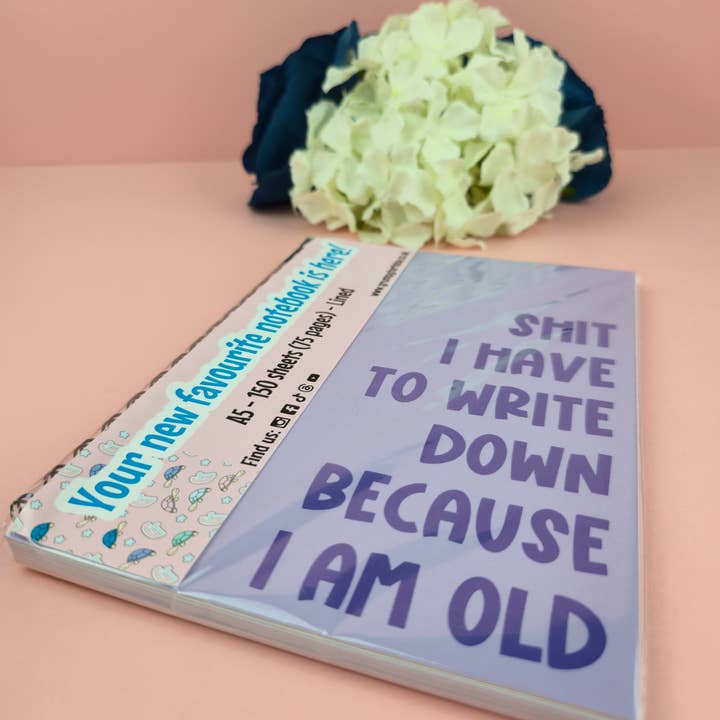 The Grumpy Tortoise - Wholesale Notebook - Spiral Notebooks | Shit I have to Write Down Notebook | Lined Journal | Gift |1