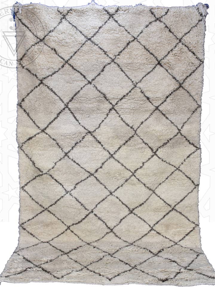 Tapete marroquino Beni Ourain por atacado de Berbers Market