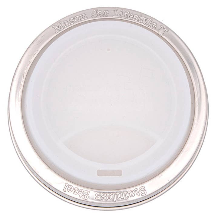 Mason Jar Lifestyle - Vente Couvercle de boisson - Couvercle en silicone avec bande en acier inoxydable pour bocaux26
