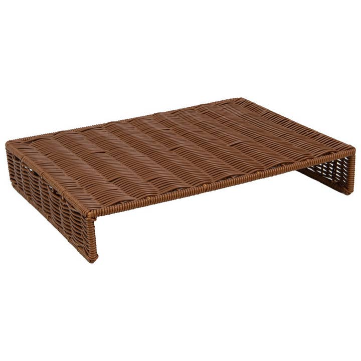 Rechthoekige Kunststof Rieten Bodem 38x28x7cm voor wholesale door Deffrennes