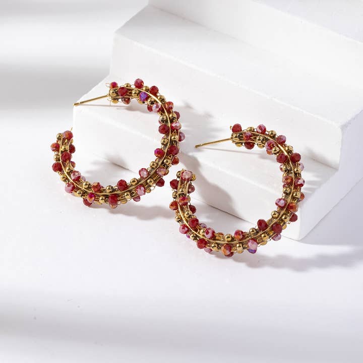 Hoop earrings - Maria for wholesale by Lovelika