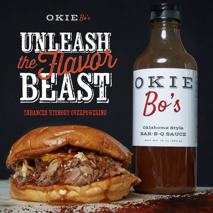 Okie Bo’s BBQ Sauce - Wholesale BBQ Sauce - Okie Bo's Original BAR-B-Q Sauce 16 oz.