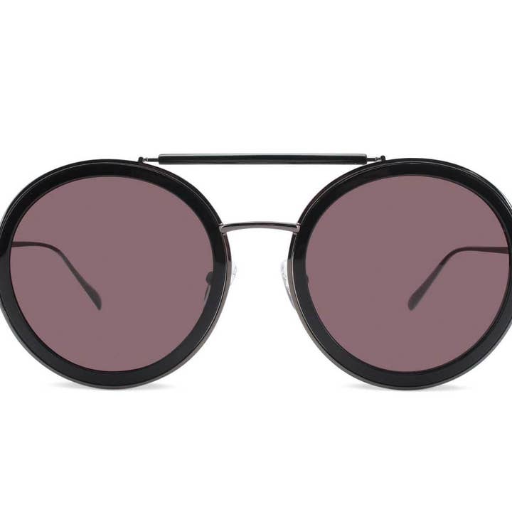 CASTOR BLACK - Round Sunglasses for wholesale by Premier Distribution