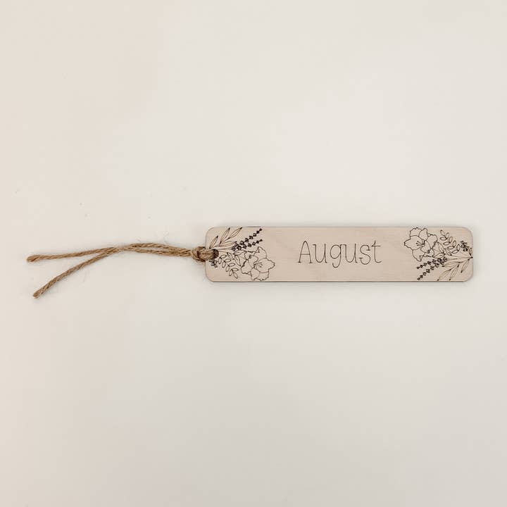 August Birthflower - Bookmark for wholesale by Mud & Honey