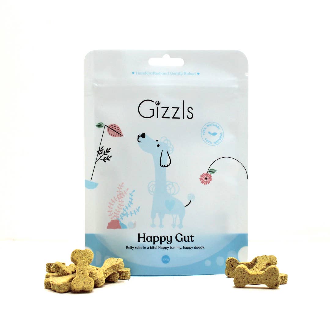 Gizzls - Wholesale Pet Treats - Dog - Gizzls Happy Gut Dog Treats (for small dogs)1