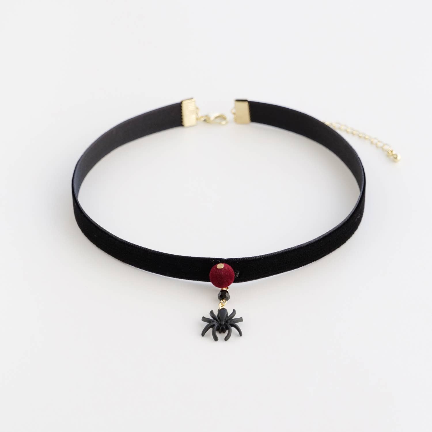 novaxau - Wholesale Choker/collar - Halloween Must-Have Velvet Choker with Spooky Charm4