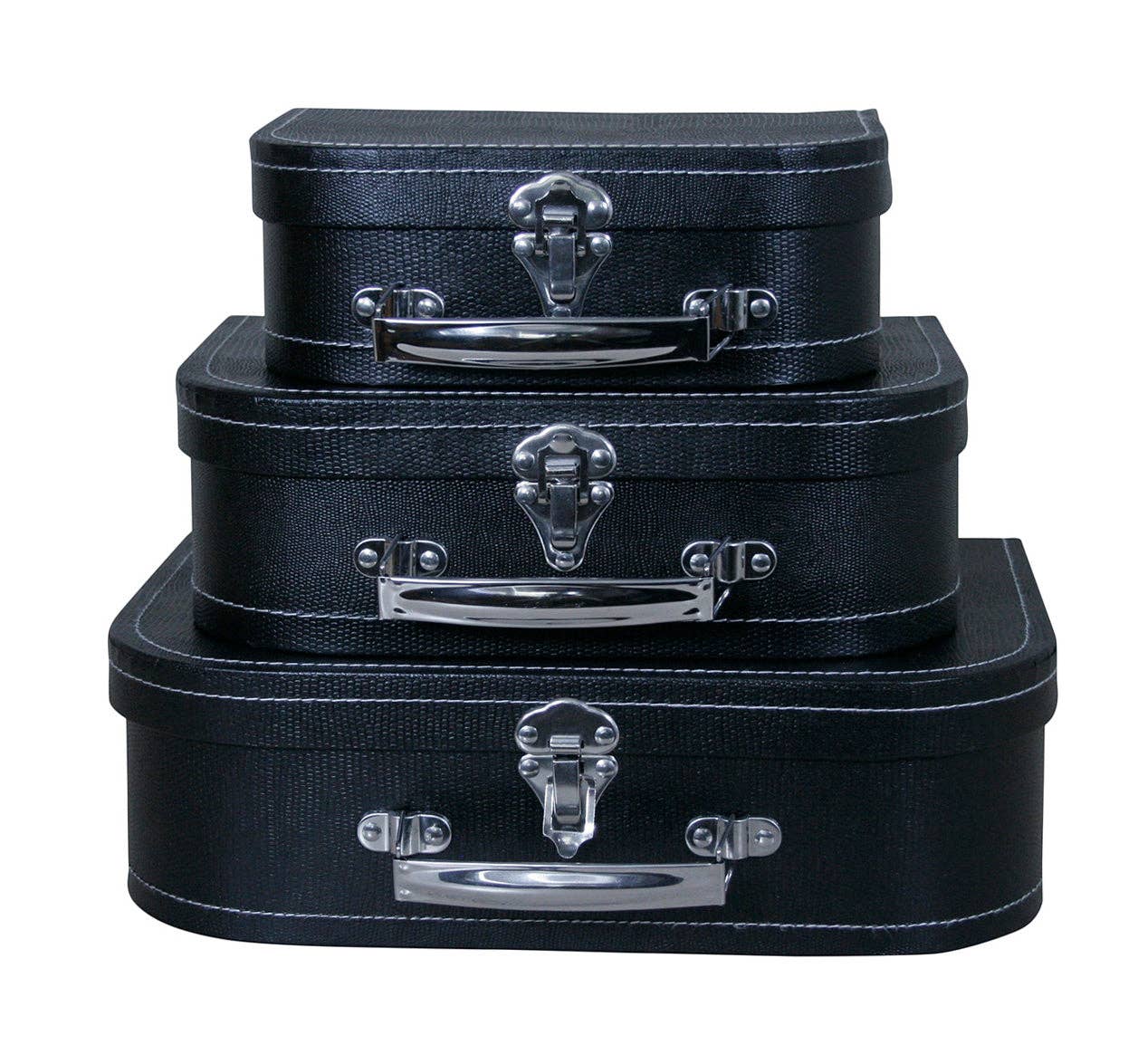 WALD IMPORTS - Wholesale Luggage - Suitcase Set of 3 Textured Paperboard1