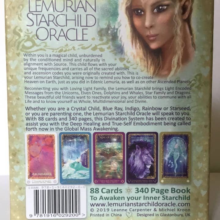 Light Language Messages - Wholesale Tarot Cards - The Lemurian Starchild Oracle - 88 Cards, 340 Page Book11
