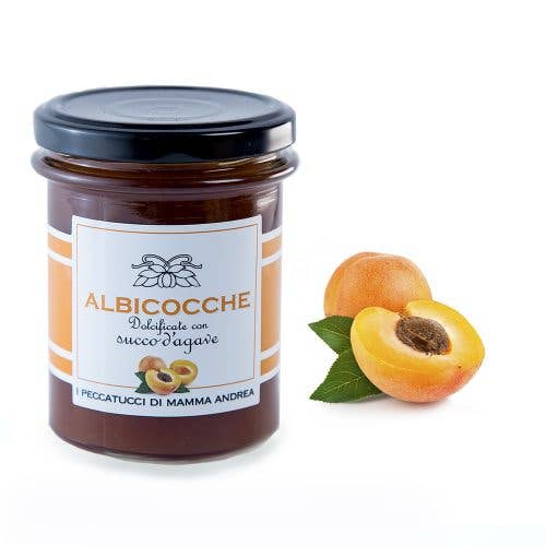 Emporio Sicilia - Wholesale Jam/Jelly - Apricots Sweetened with Agave Juice - I Peccatucci di Mamma Andrea