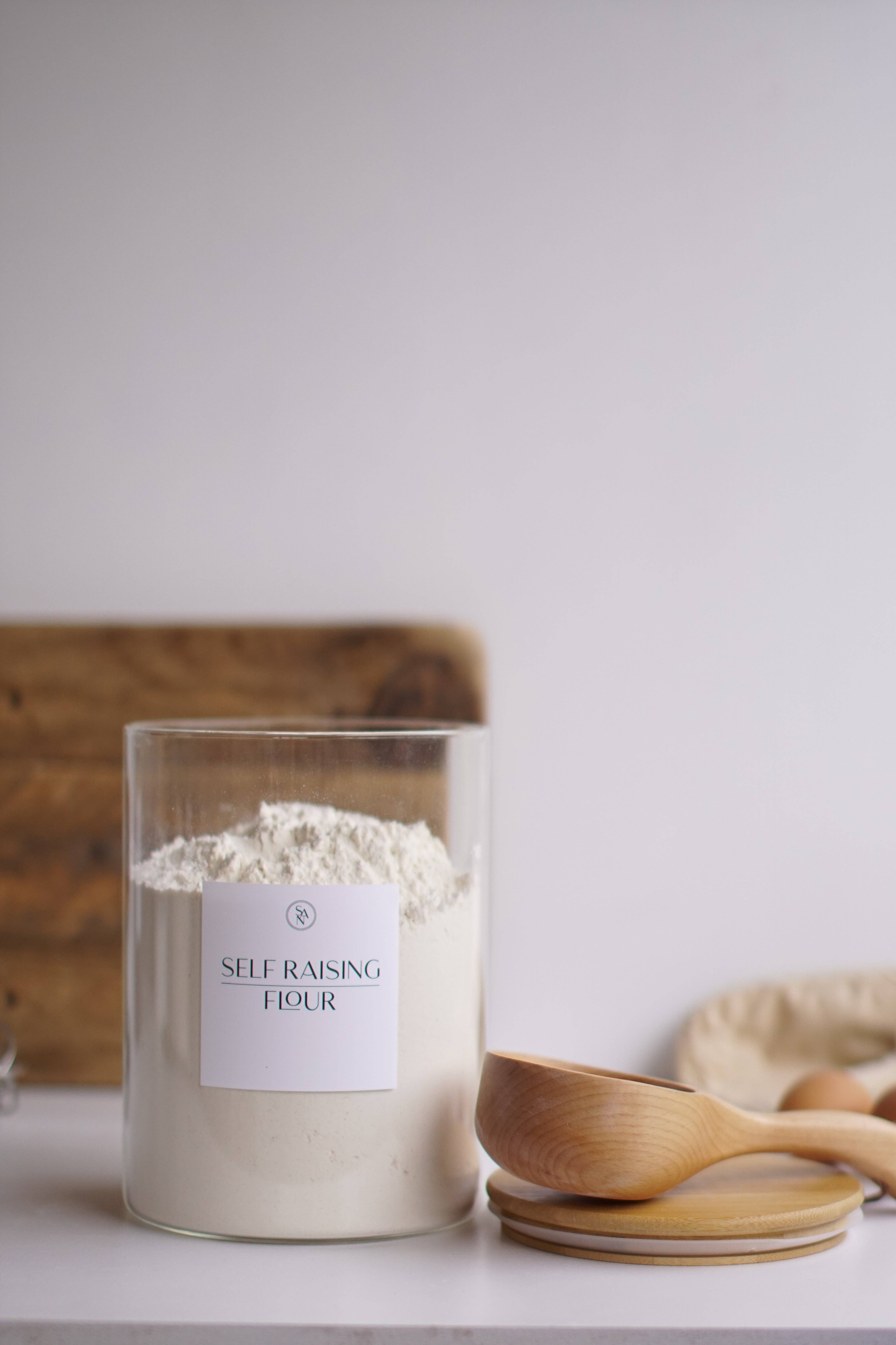 So At Nature – wholesale Jar – 3.2L Wide Mouth Glass Jar With Bamboo Lid Baking Pantry Storage Jar - So At Nature4