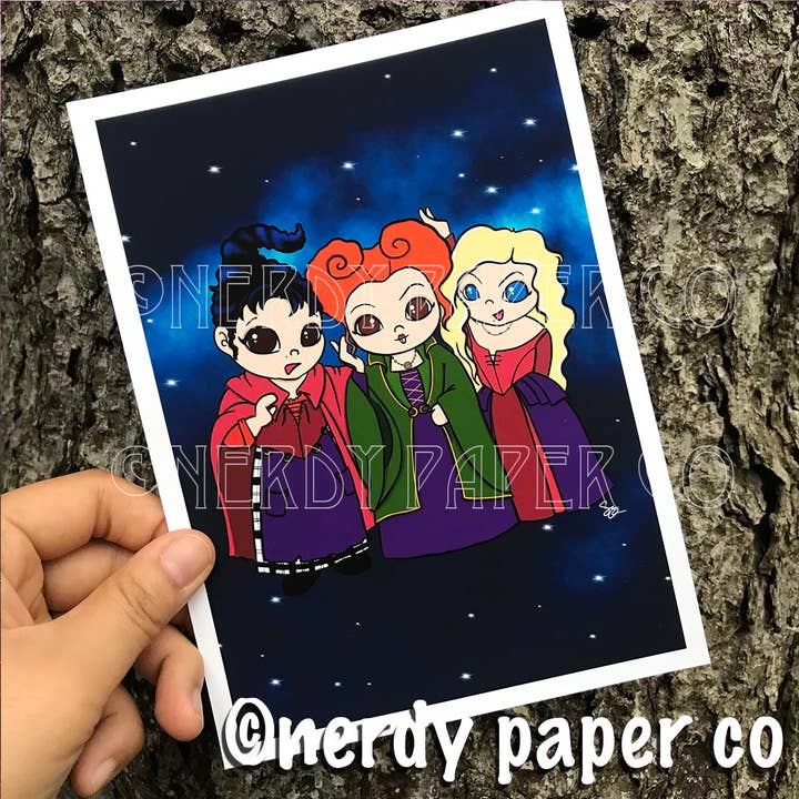 The THREE | Art Print- AP006 for wholesale by NERDY PAPER CO.