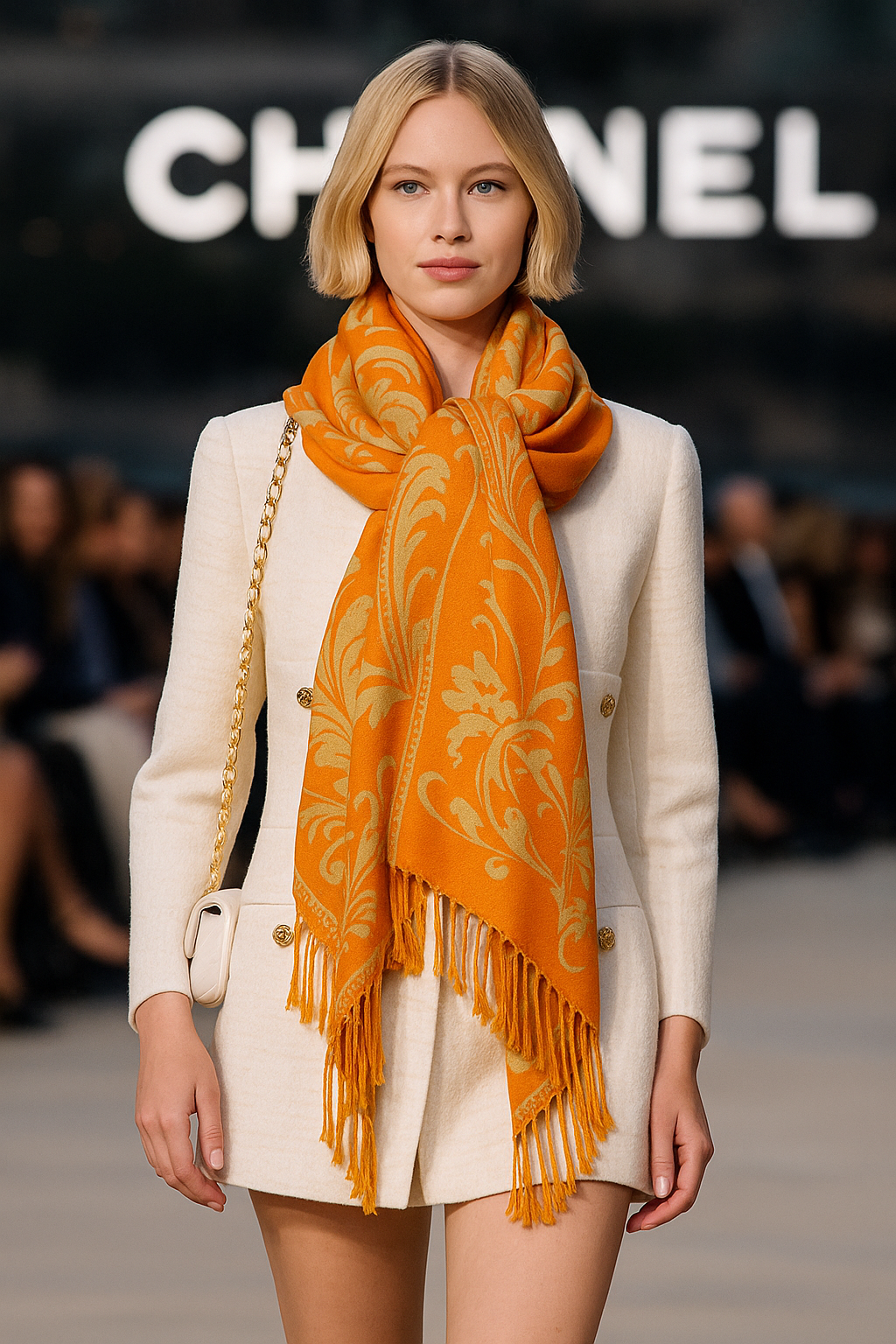 Original USA - Wholesale Scarf - Women's - Floral Pashmina41