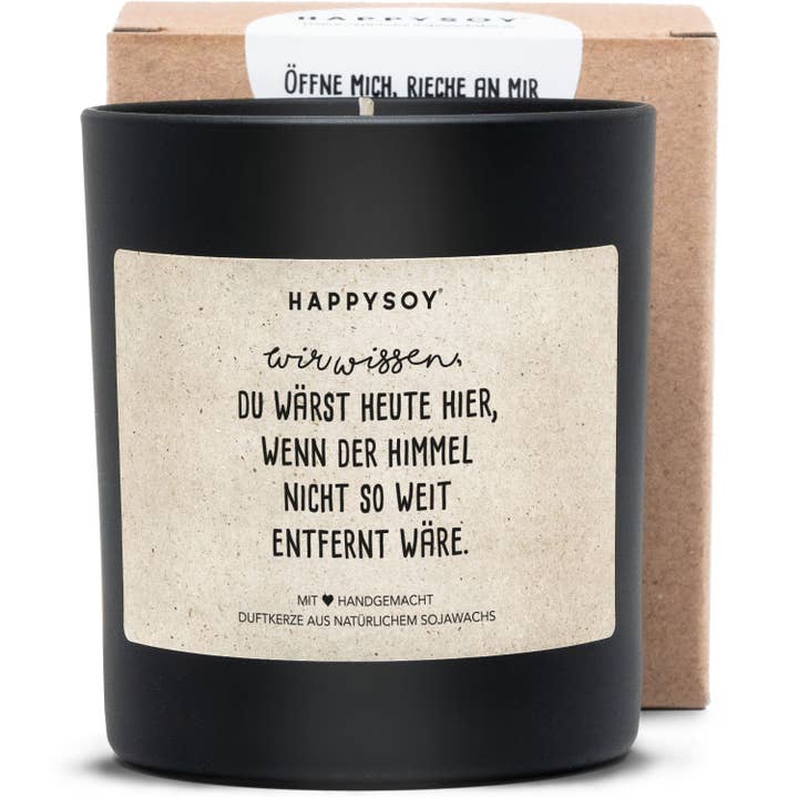 Scented candle | We know you'd be here today if the for wholesale by Happysoy